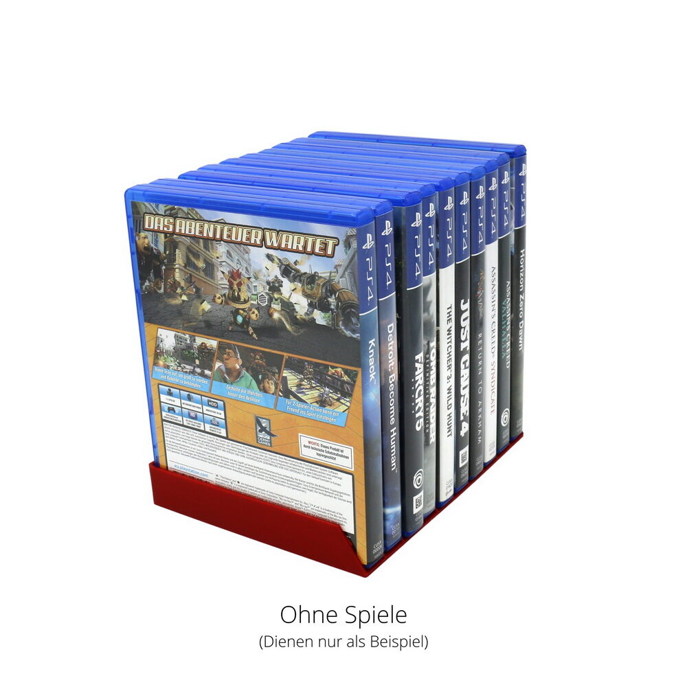 Spielebox Halterung Spiele PS4 PS5 xbox DVD Stativ