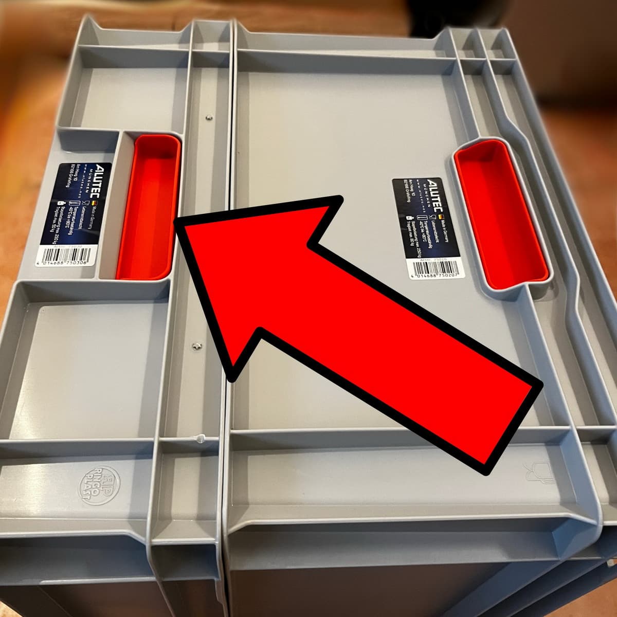 Alutec Eurobox Griffeinsatz