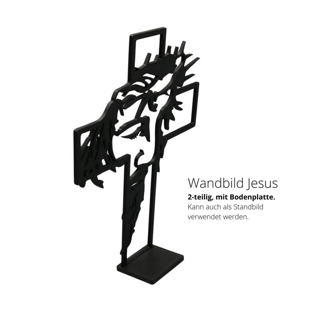 Kunststoff Wandbild: Jesus im Kreuz