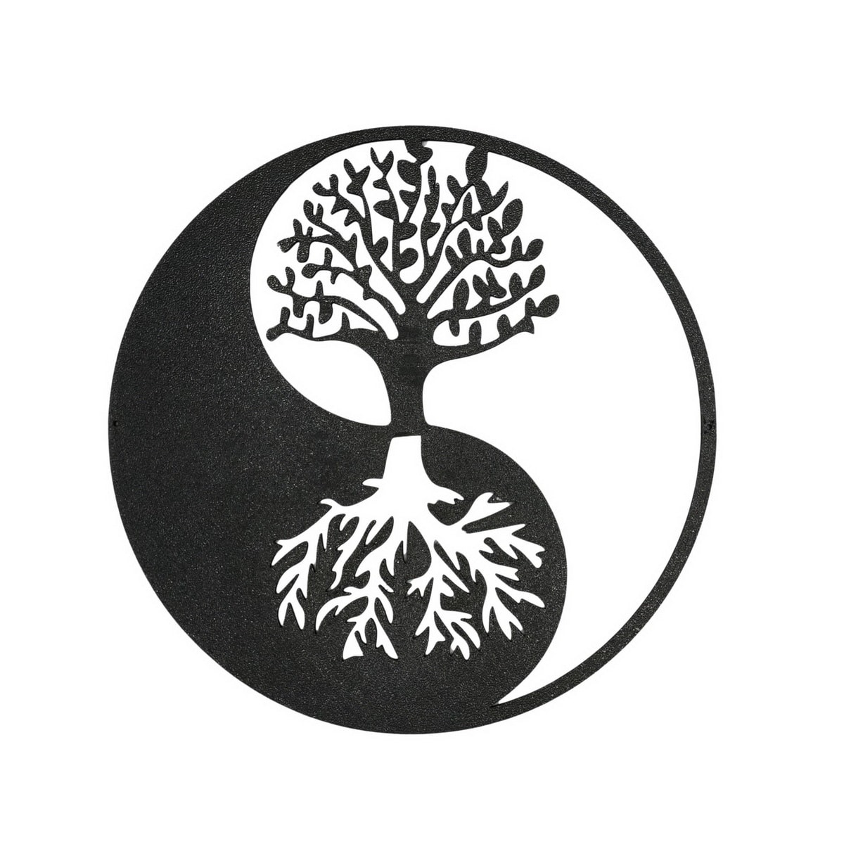 Kunststoff Wandbild: Yin Yang Natur