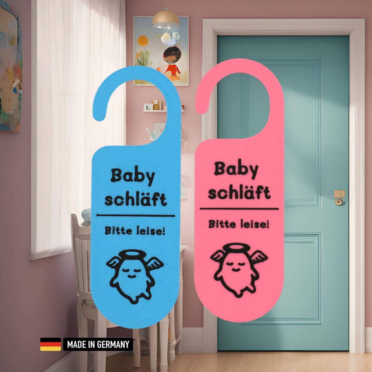 Baby schläft - bitte leise