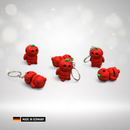 Kleiner Kürbis Schlüsselanhänger