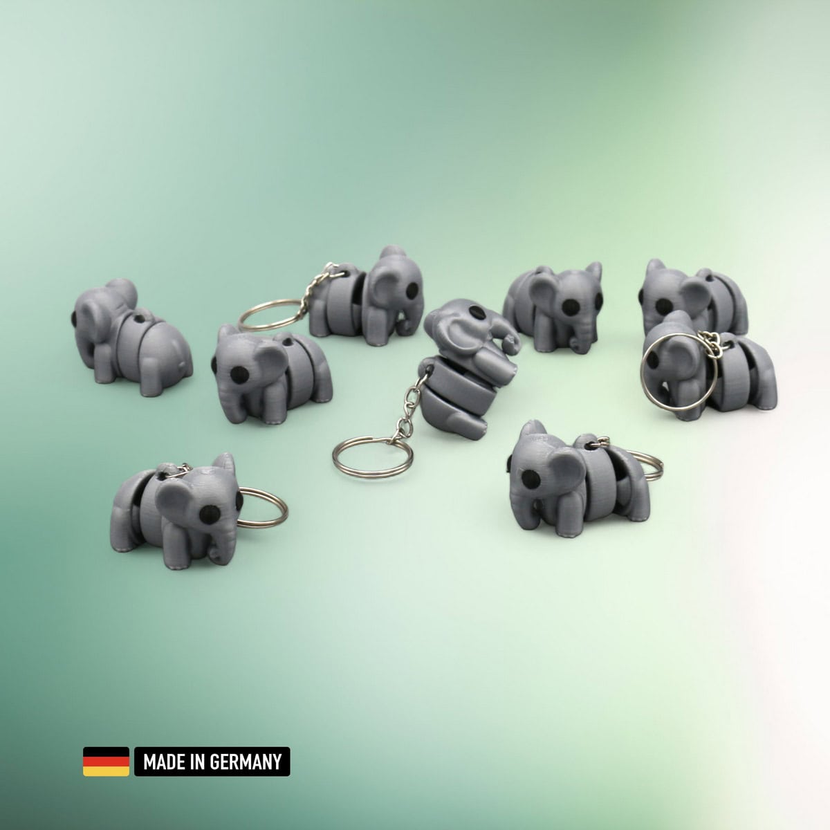 Kleiner Elefant Schlüsselanhänger