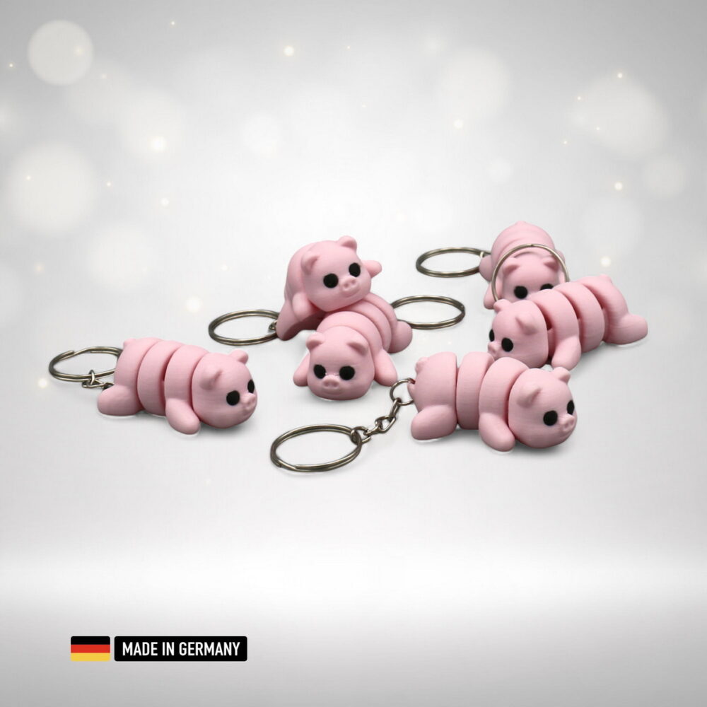 Baby-Schwein Schlüsselanhänger Ferkel