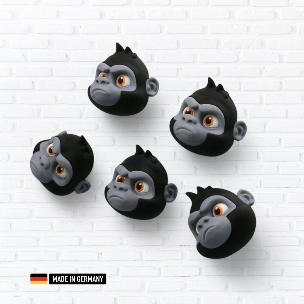 gorilla kühlschrankmagnet magnetische dekofigur affe