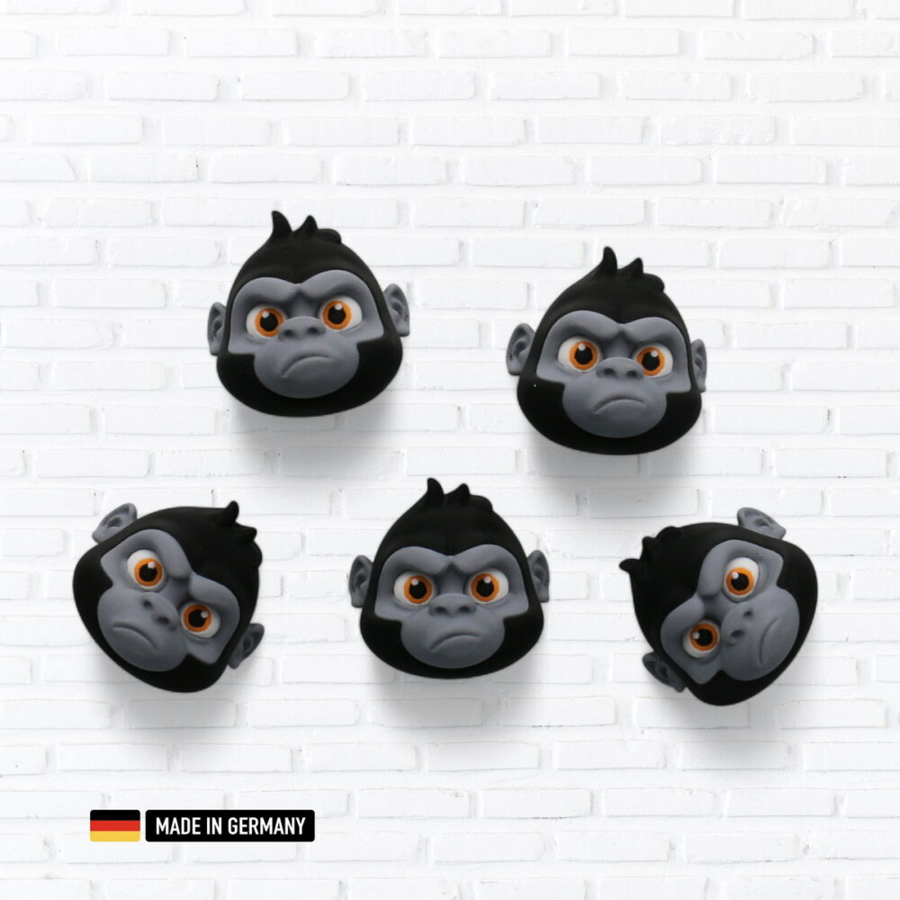 gorilla kühlschrankmagnet magnetische dekofigur affe