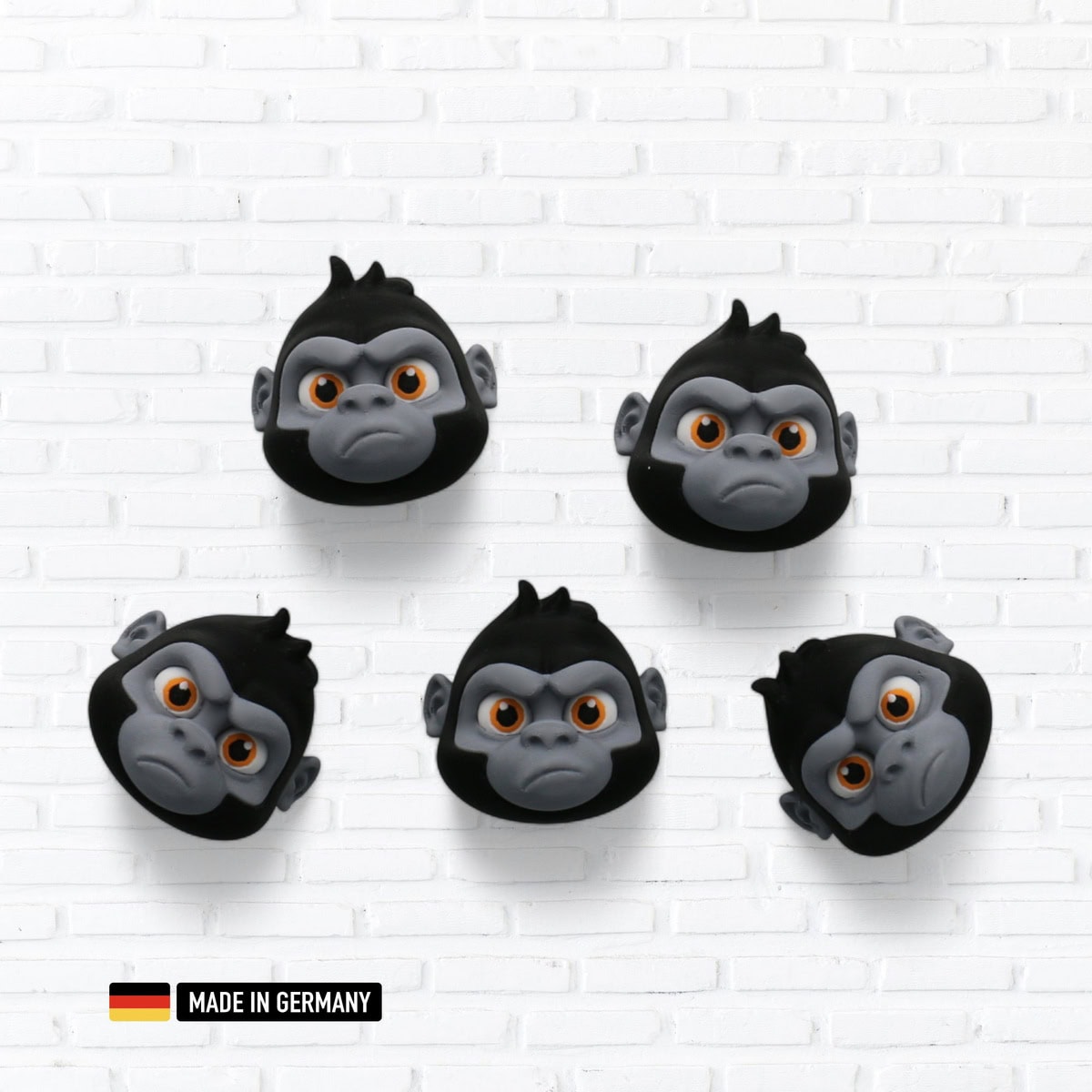 gorilla kühlschrankmagnet magnetische dekofigur affe