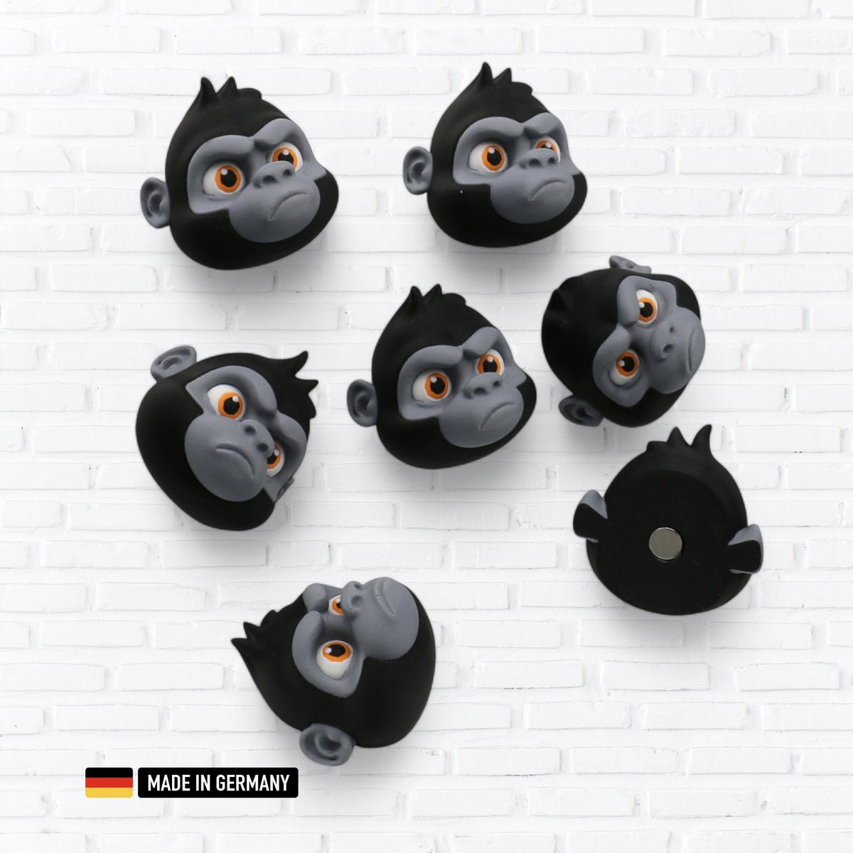 gorilla kühlschrankmagnet magnetische dekofigur affe
