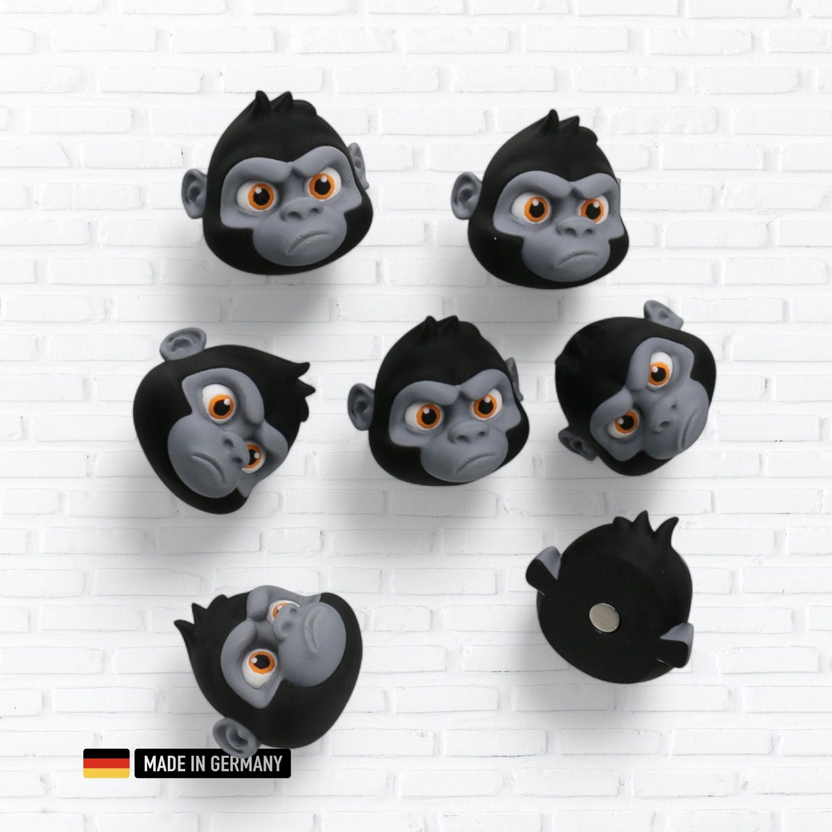 gorilla kühlschrankmagnet magnetische dekofigur affe