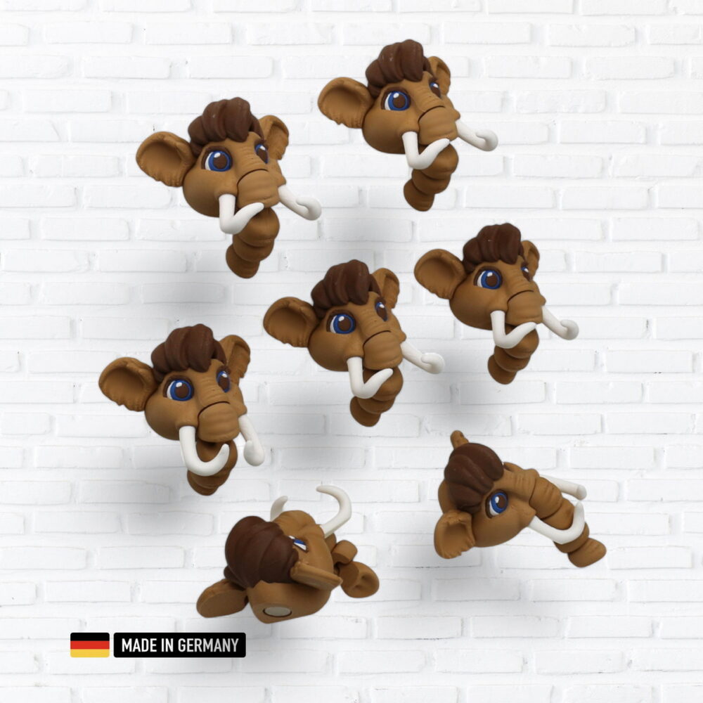 mammut dekofigur magnetisch kühlschrankmagnet