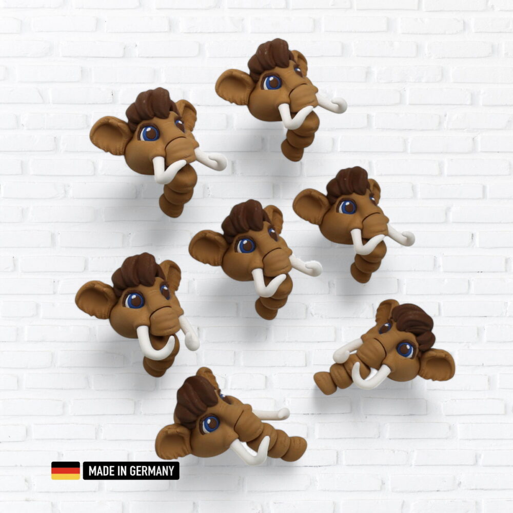 mammut dekofigur magnetisch kühlschrankmagnet