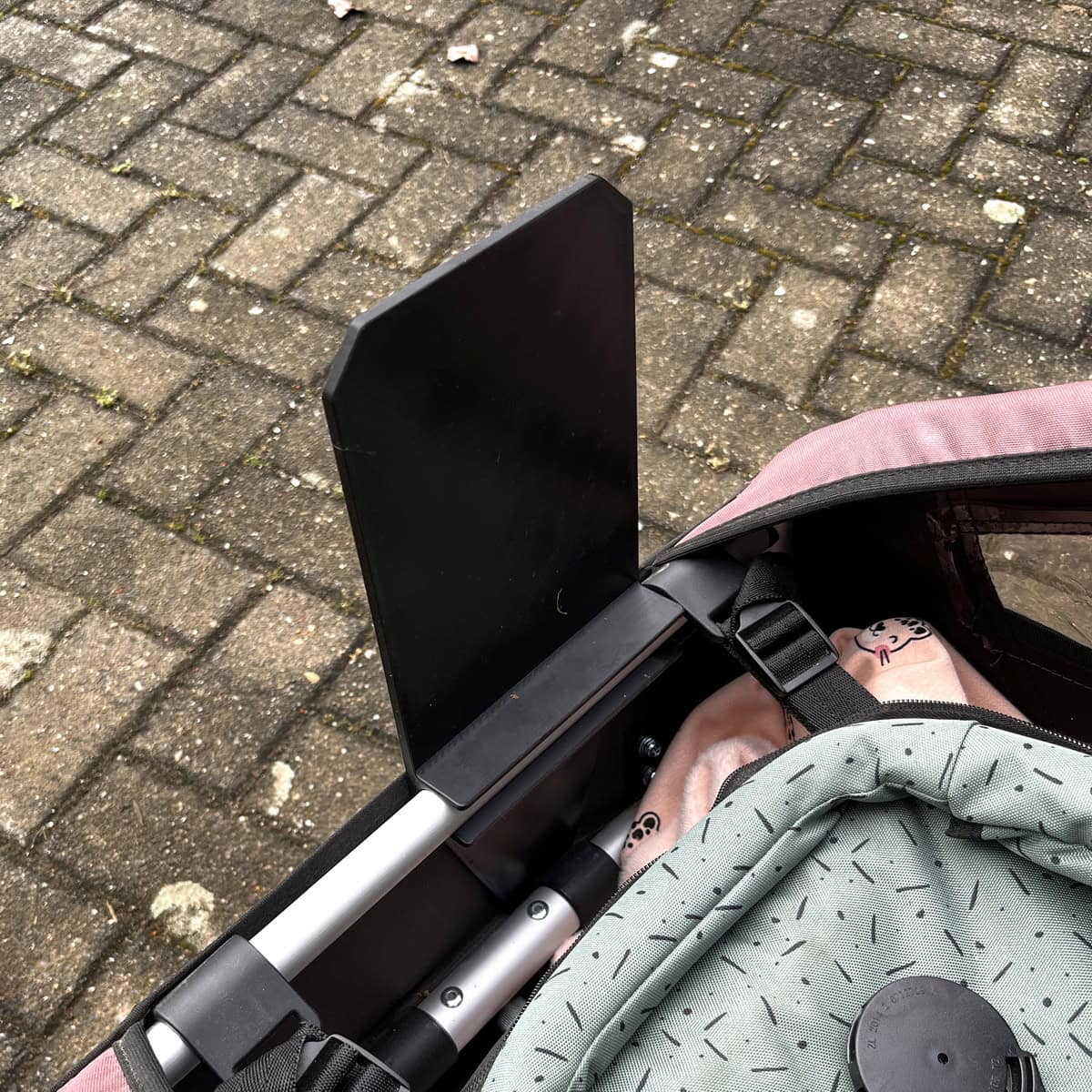 spritzschutz für croozer keeke / vaaya kinderanhänger modelle (baujahr ab 2019) / schutzblech spritzschutz splash guard