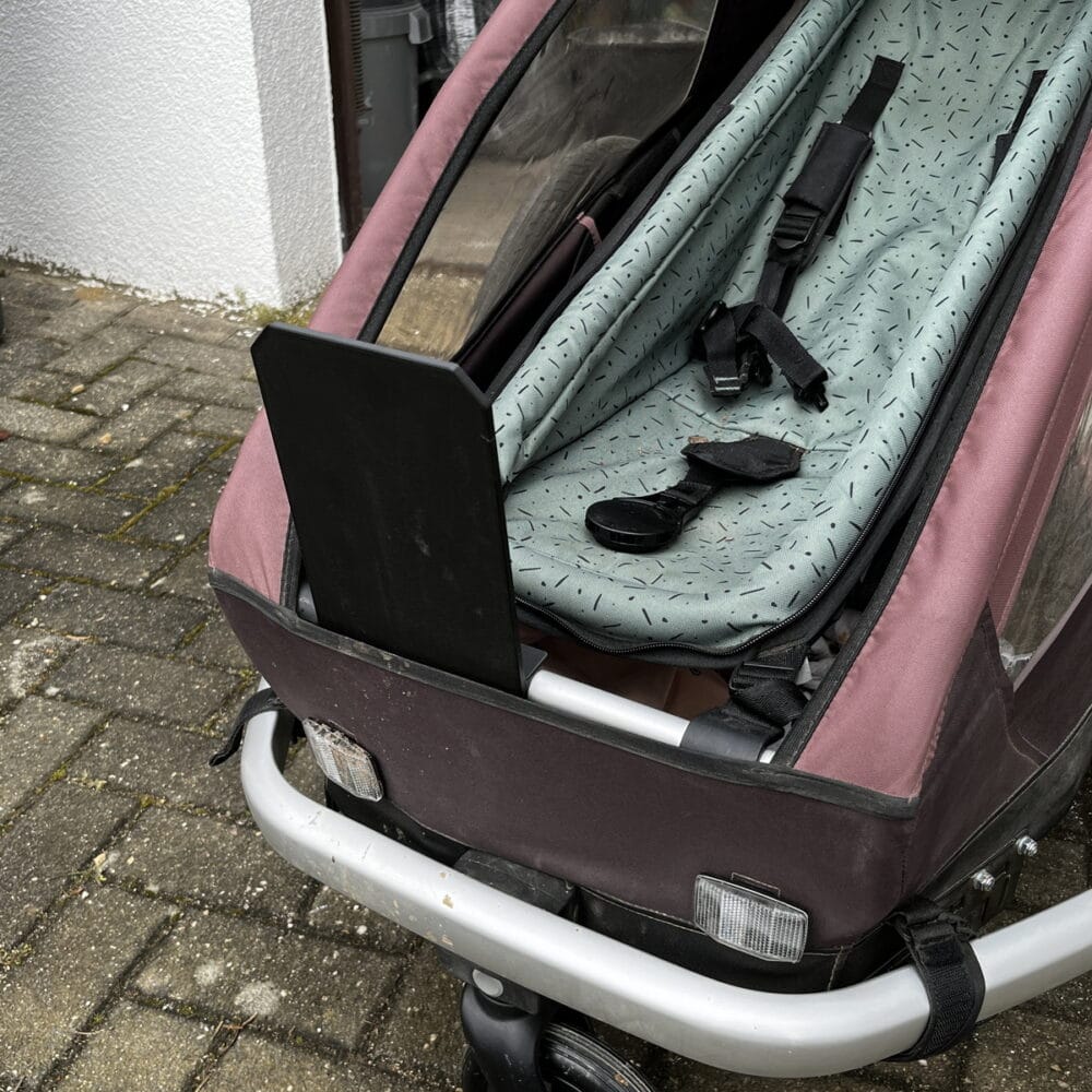 spritzschutz für croozer keeke / vaaya kinderanhänger modelle (baujahr ab 2019) / schutzblech spritzschutz splash guard