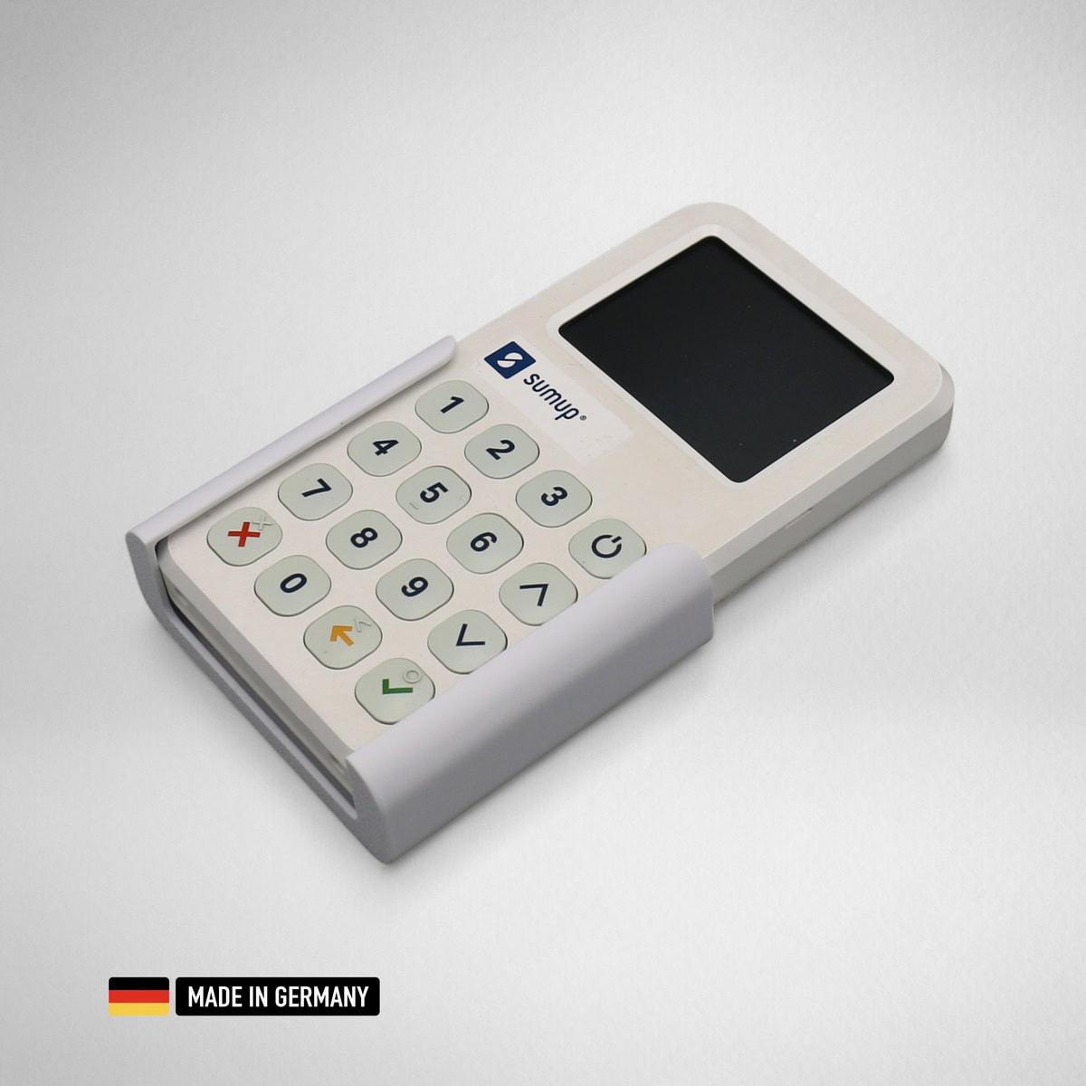sumup 3g+ wandhalterung mit seitlicher kabelklemme