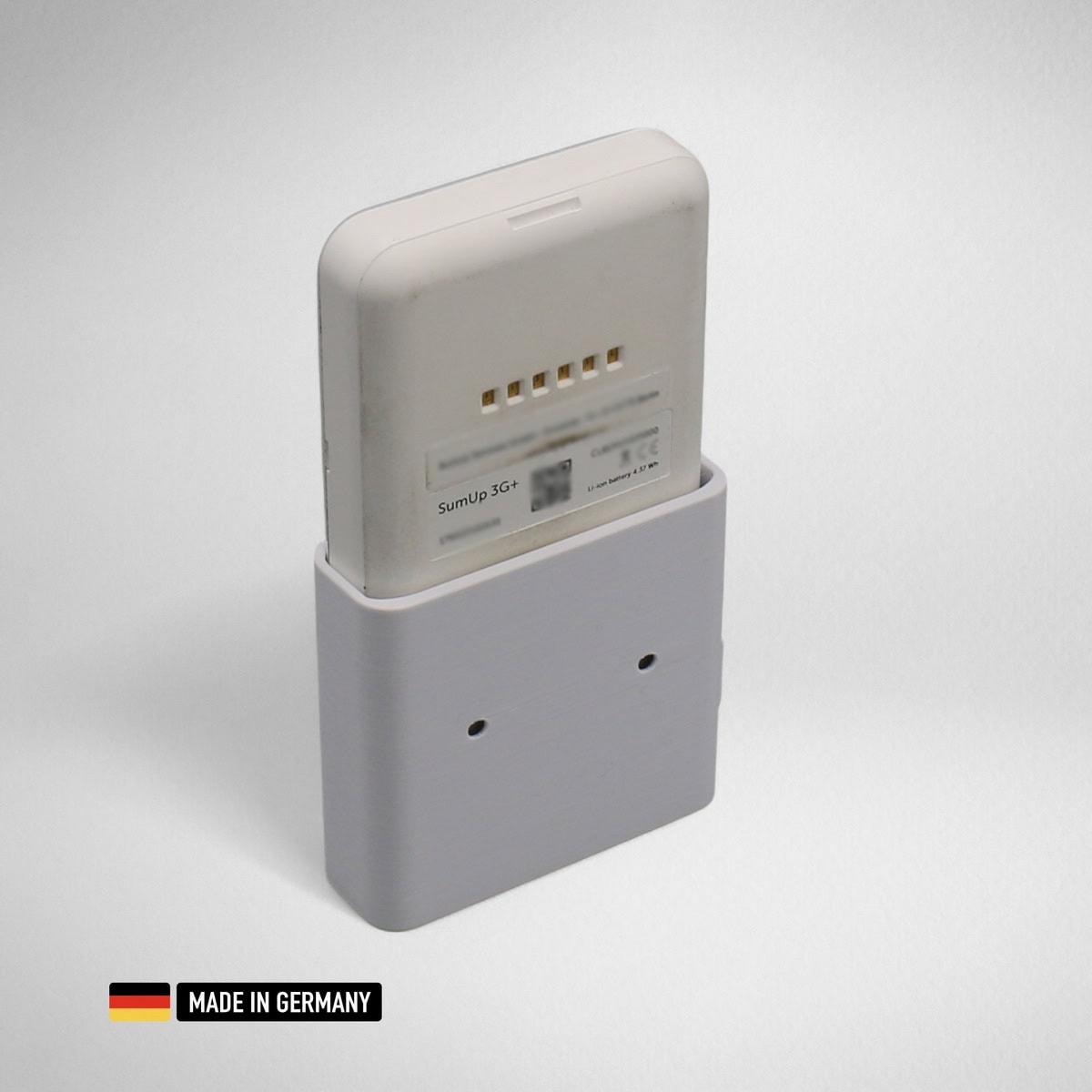 sumup 3g+ wandhalterung mit seitlicher kabelklemme