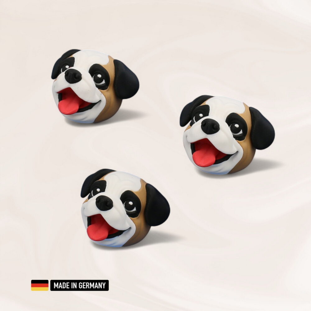bulldogge dekofigur magnetisch kühlschrankmagnet hund bulldog