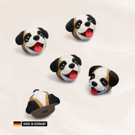 bulldogge dekofigur magnetisch kühlschrankmagnet hund bulldog