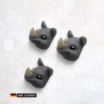nashorn dekofigur magnetisch kühlschrankmagnet rhino kopf