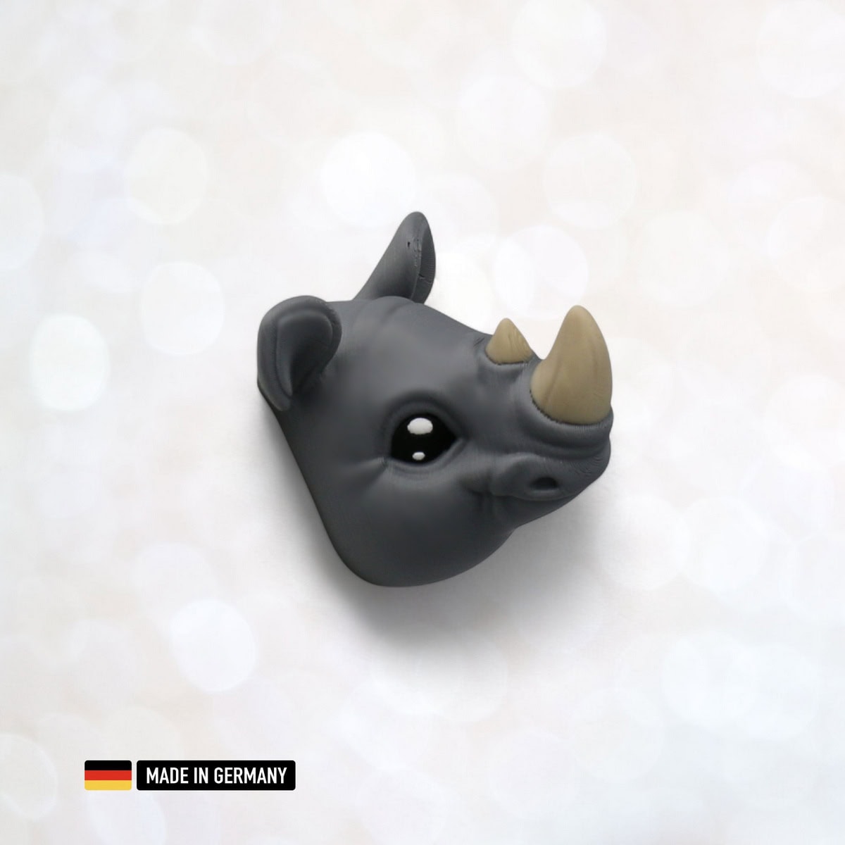 nashorn dekofigur magnetisch kühlschrankmagnet rhino kopf