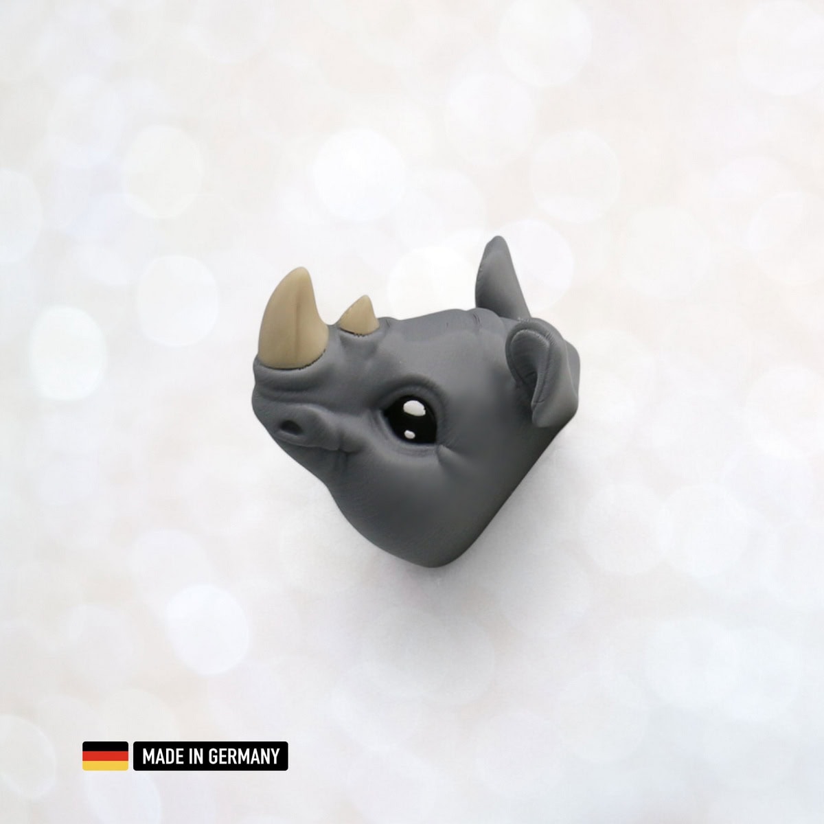 nashorn dekofigur magnetisch kühlschrankmagnet rhino kopf