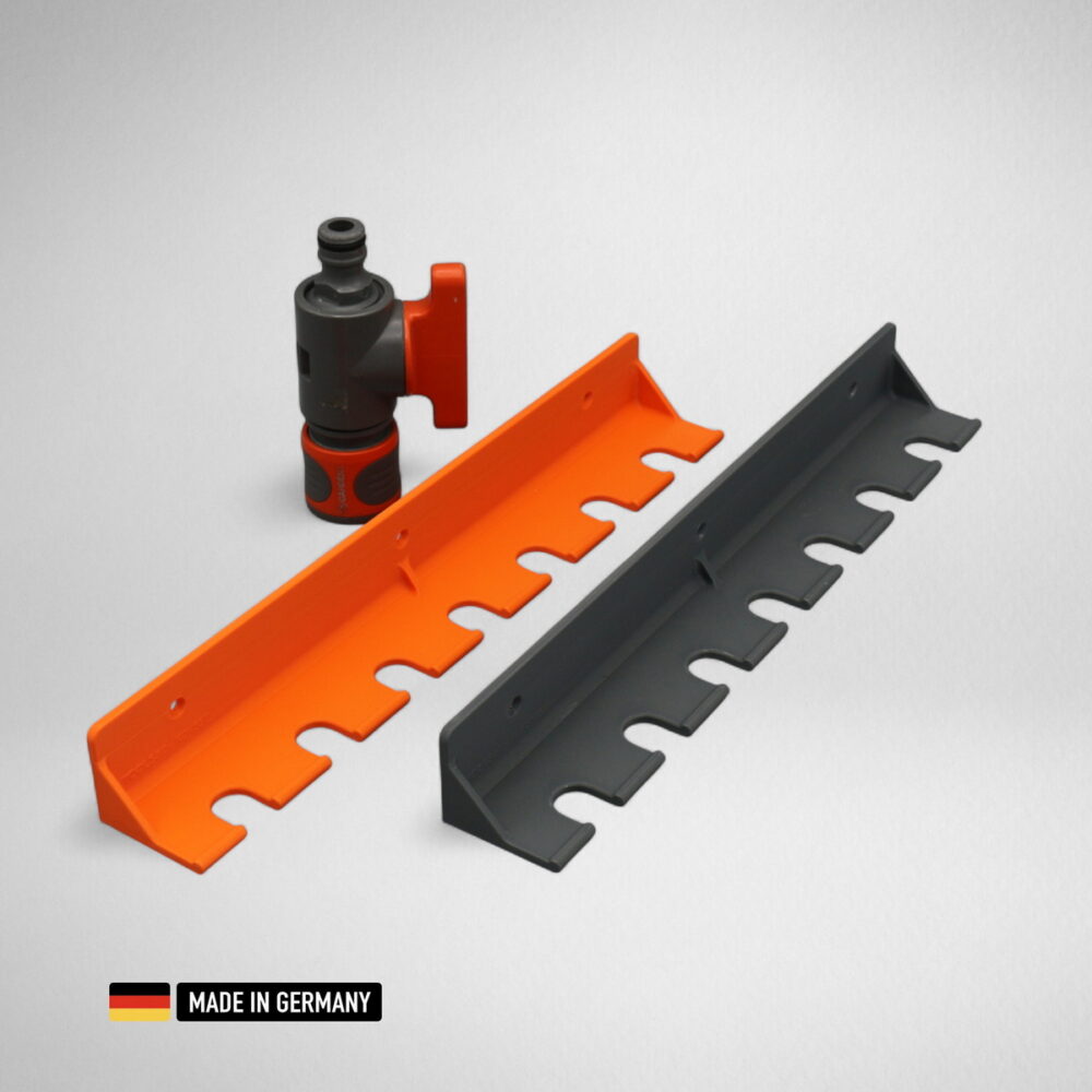 wandhalterung für gardena / parkside etc. kupplungen adapter gartenschlauch zubehör etc.
