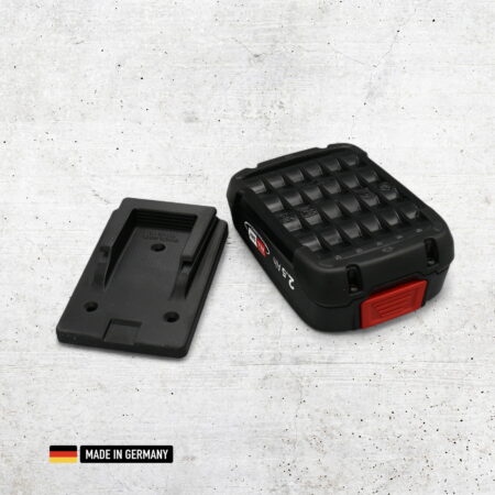 wandhalterung für bosch 18v akkus der home & garten serie (grün)