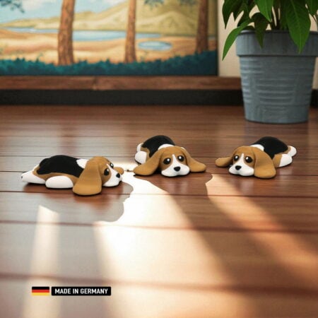 beagle welpe liegend dekofigur exquisite design