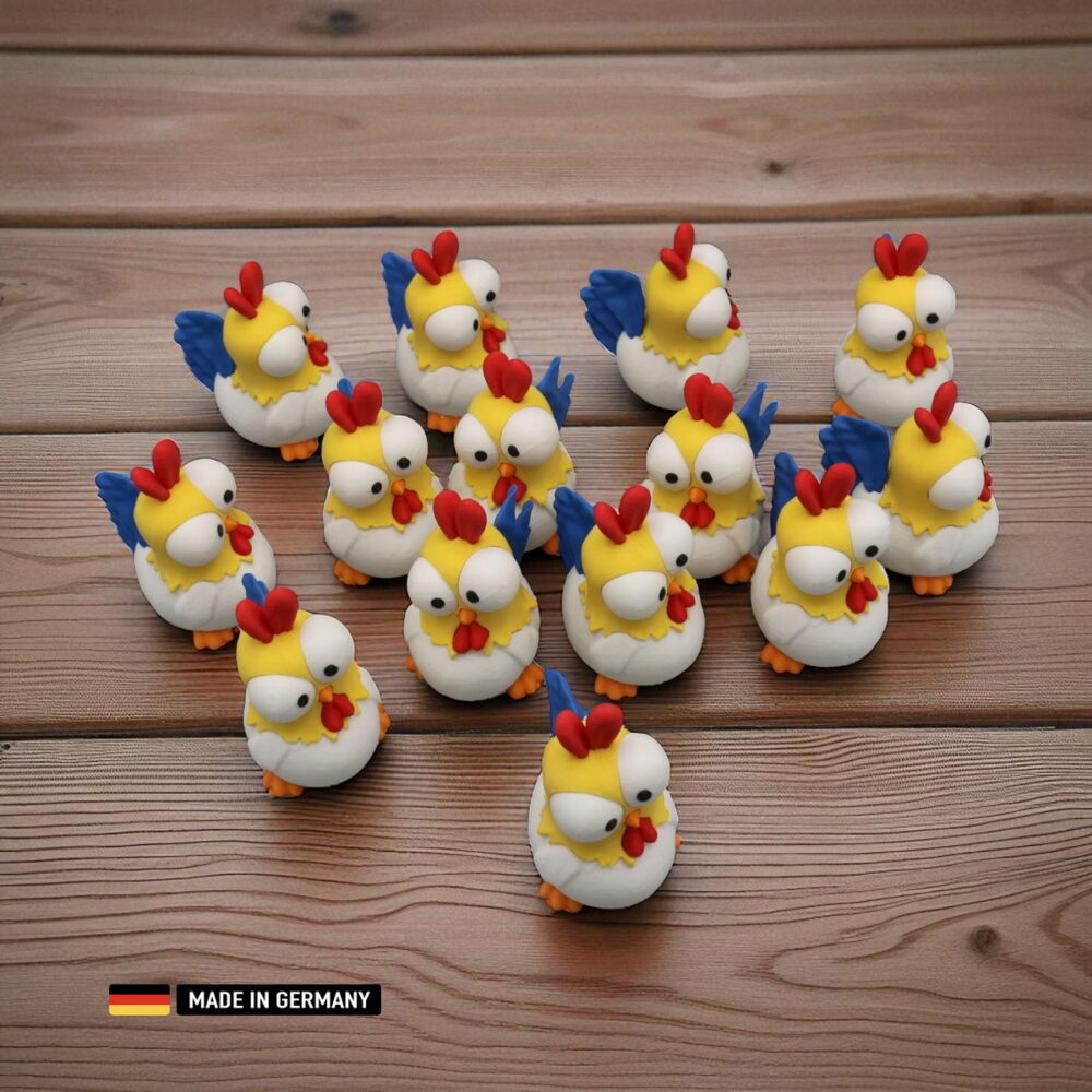 buntes deko huhn einfach lustig & cool (kopie)