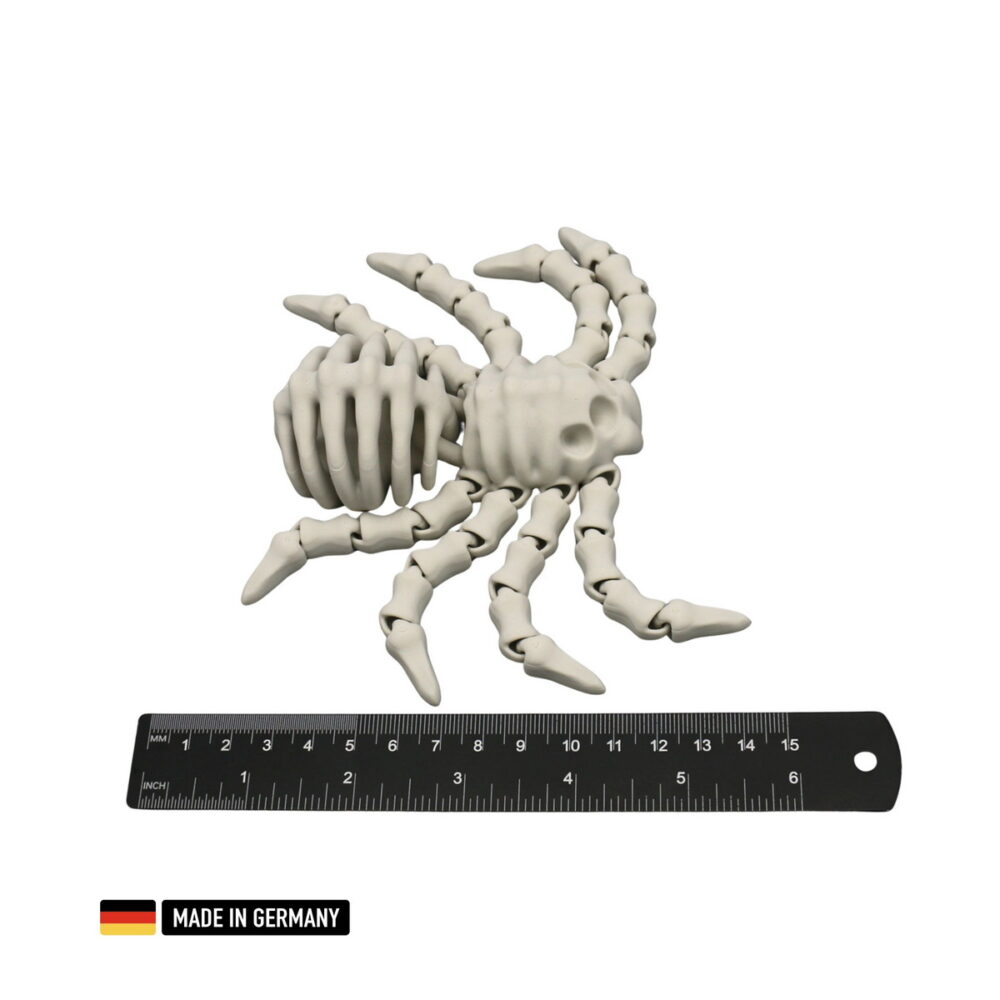 sklett spinne mit beweglichen gliedern / dekoration für gruselige momente