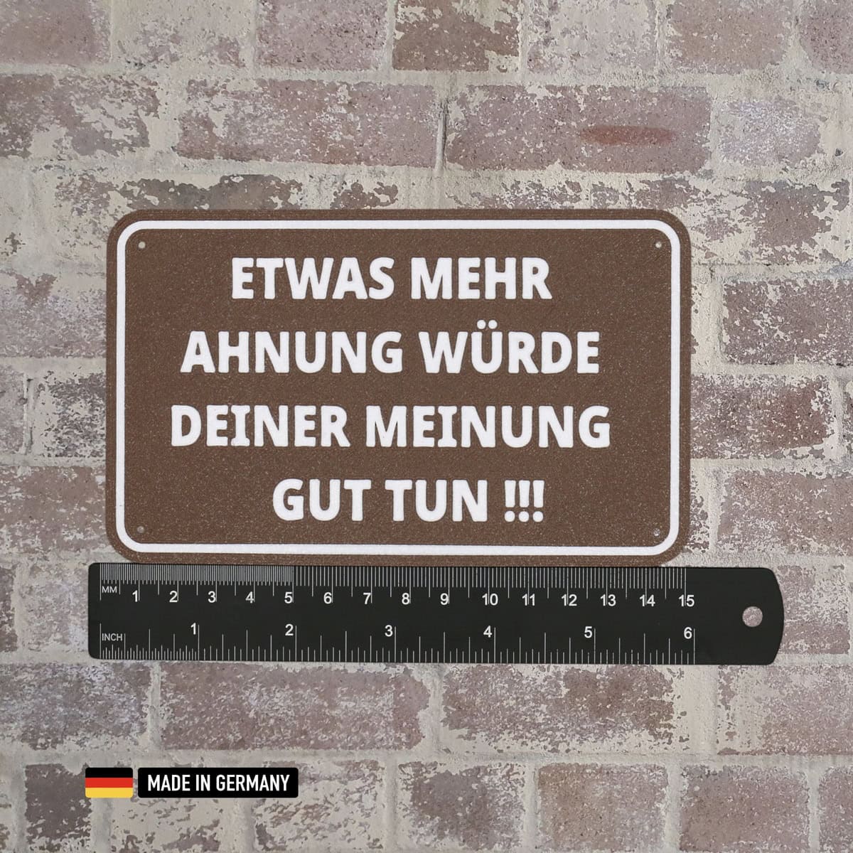 schild: etwas mehr ahnung würde deiner meinung gut tun!