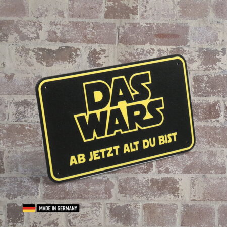 schild: das wars ab jetzt alt du bist