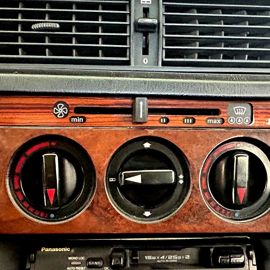 knopf klima lüftung heizung für mercedes 190e w201 griff