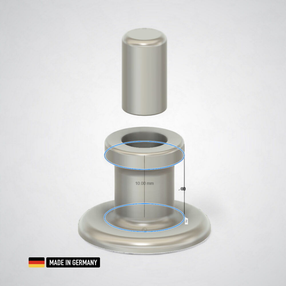 wandhaken "betty 10" für akustikpaneele 13mm glasfaserverstärkt aufhängung / wandhaken