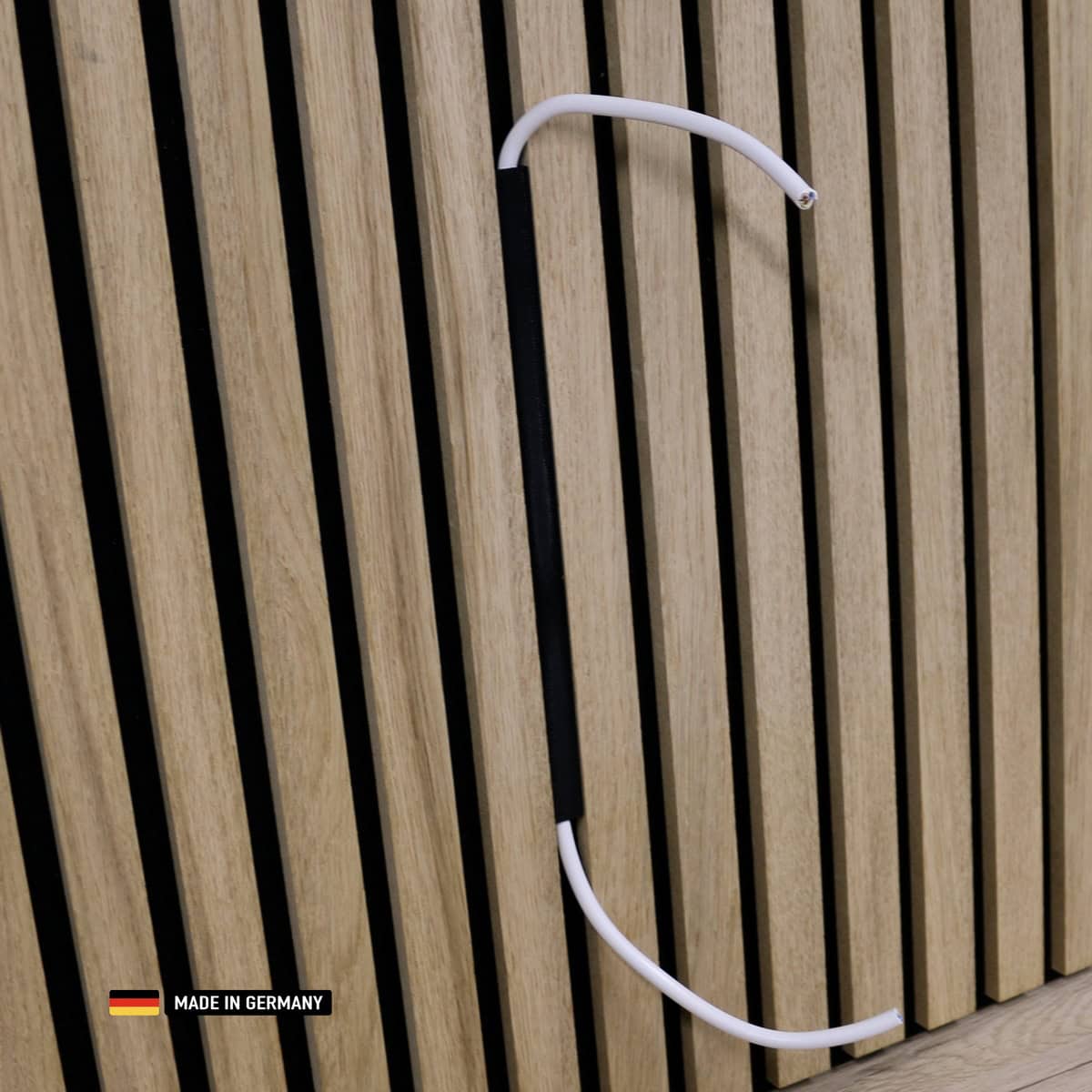 kabelabdeckung für akustikpaneele – 250 mm länge, verschiedene breiten
