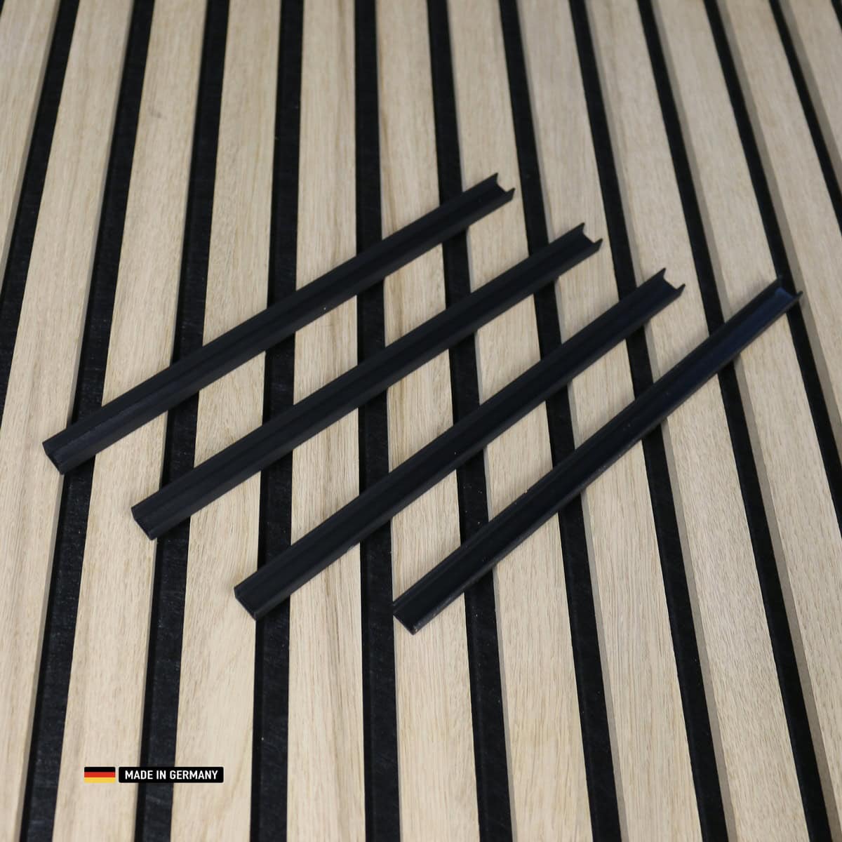 kabelabdeckung für akustikpaneele – 250 mm länge, verschiedene breiten