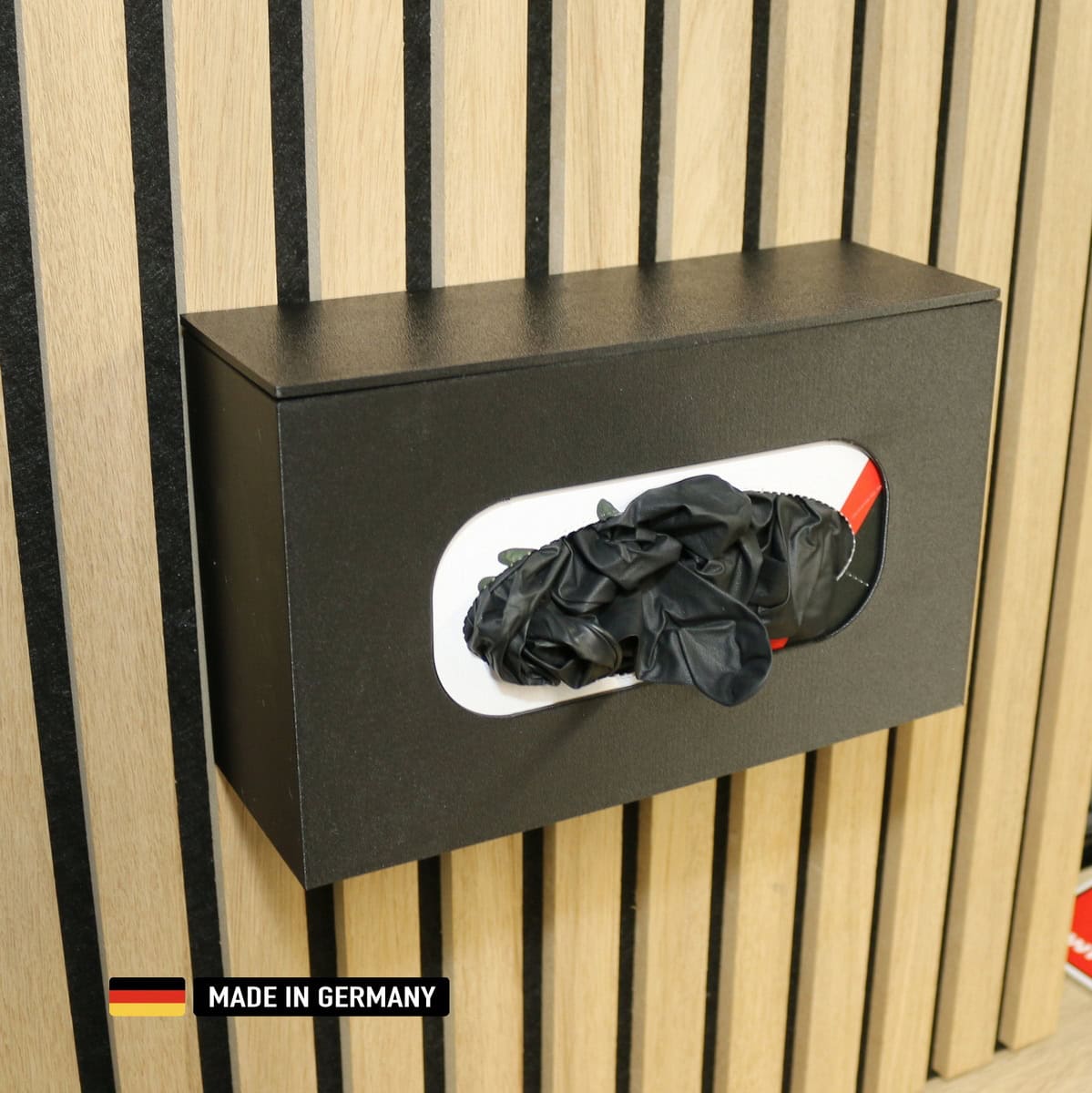 spenderbox horizontal für einmalhandschuhe, taschentücher, etc kunststoff kohlefaserverstärkt