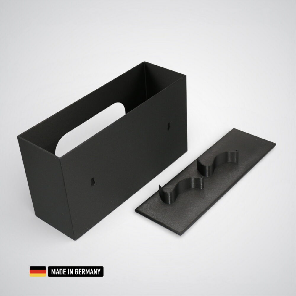spenderbox horizontal für einmalhandschuhe, taschentücher, etc kunststoff kohlefaserverstärkt