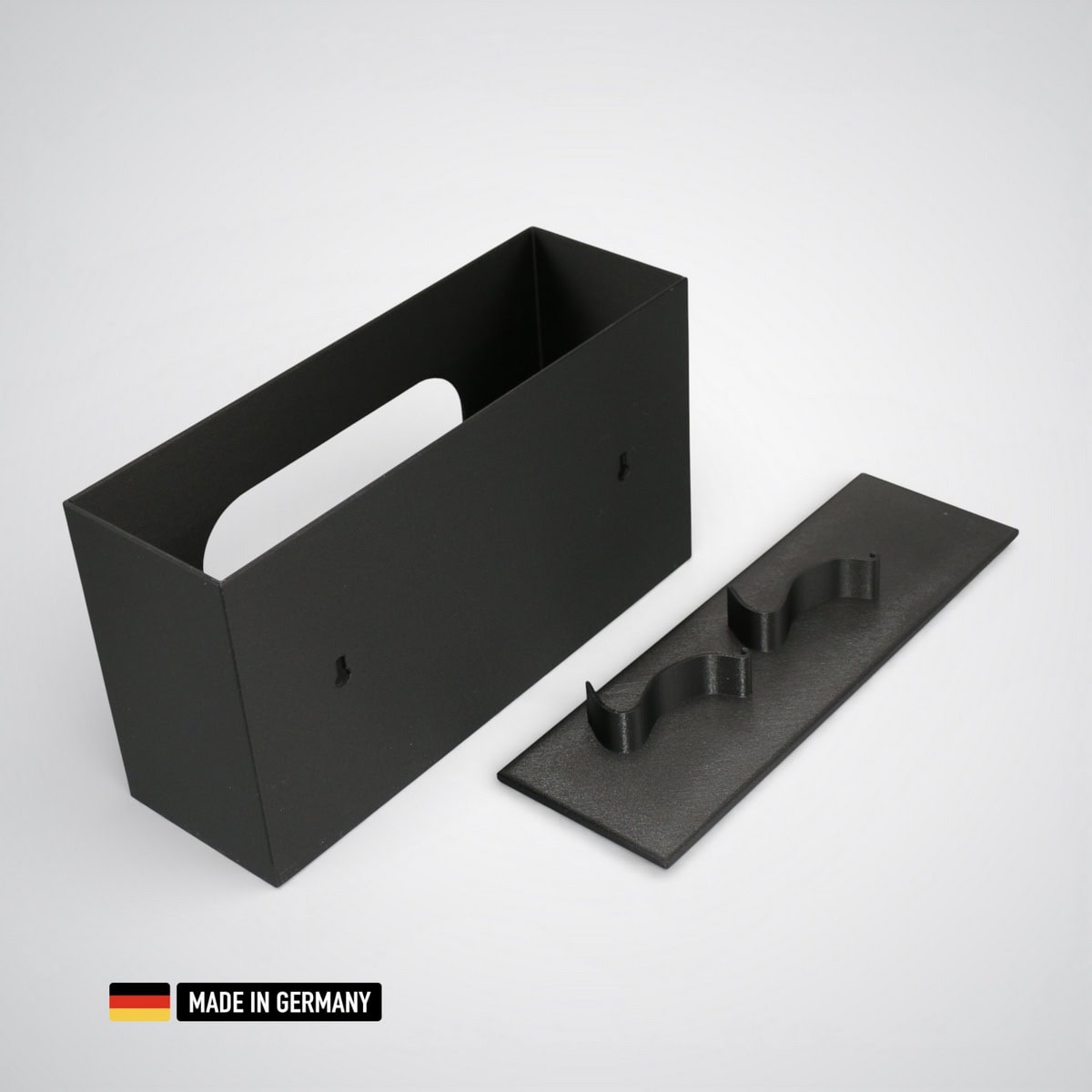 spenderbox horizontal für einmalhandschuhe, taschentücher, etc kunststoff kohlefaserverstärkt