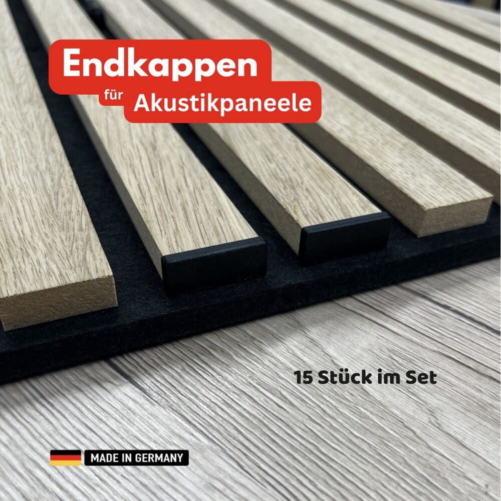endkappe für akustikpaneele / abdeckung paneele