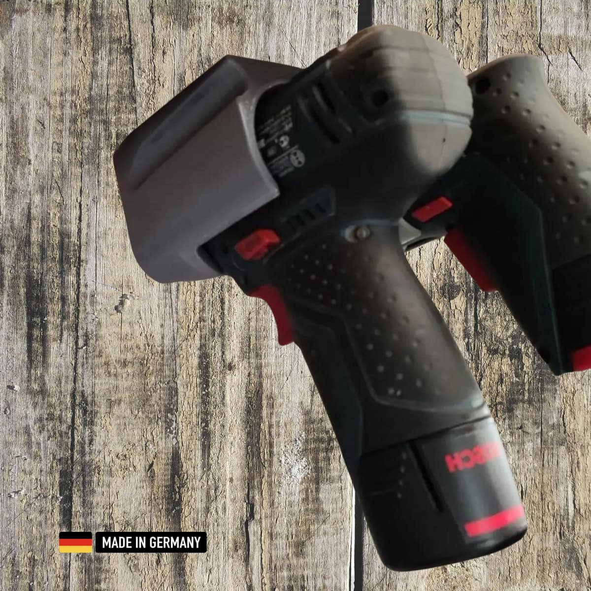 halterung für bosch gsr 10.8/12v bohrschrauber / wandhalterung untertisch