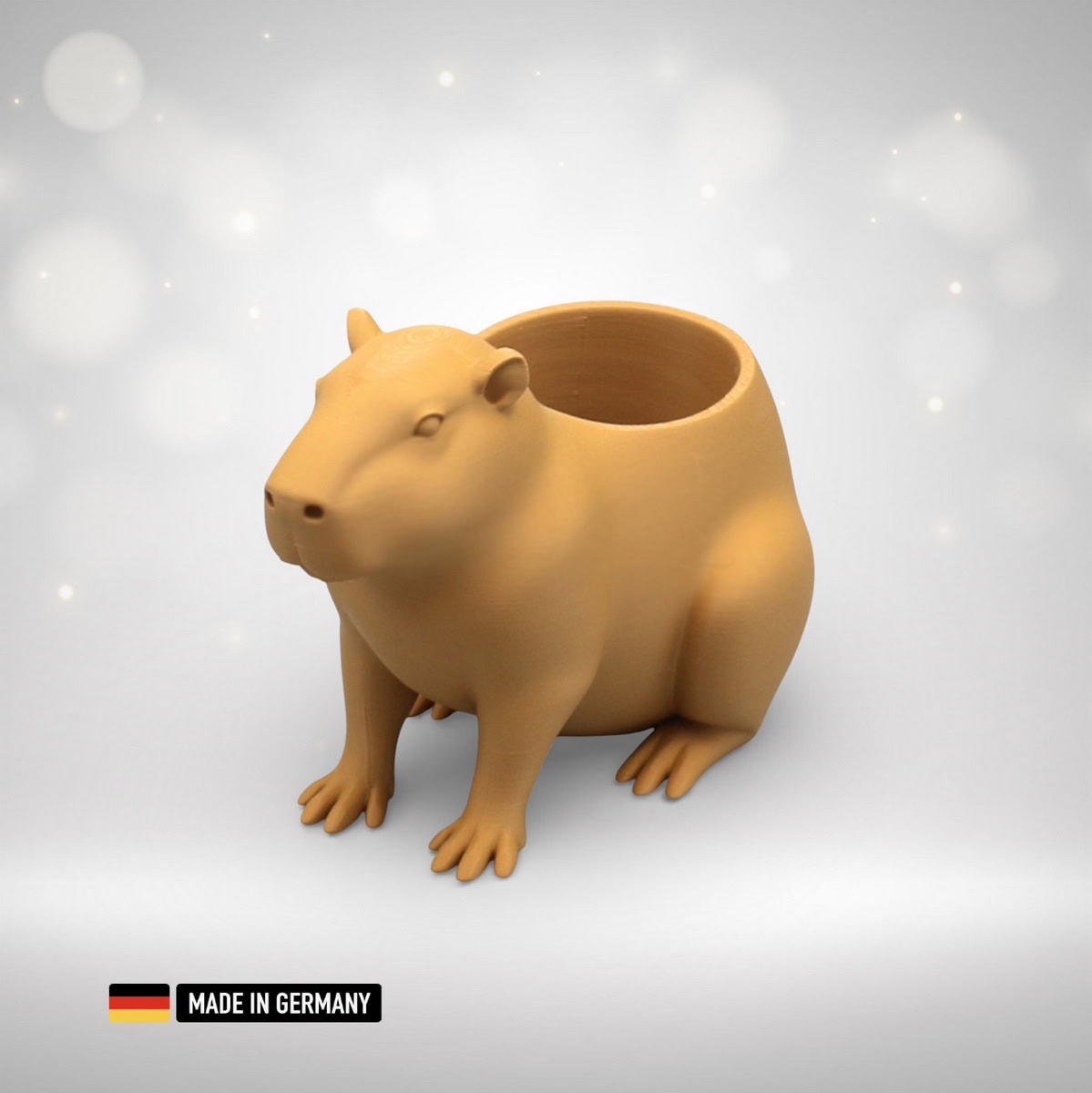 capybara wasserschwein stiftehalter – dekorativer stifthalter / stiftständer dekoration