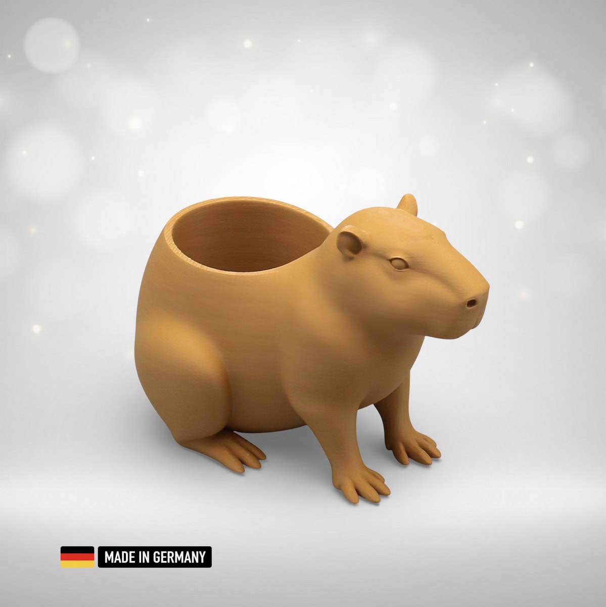 capybara wasserschwein stiftehalter – dekorativer stifthalter / stiftständer dekoration