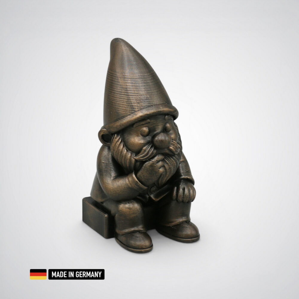 grübelzwerg brushes figur metallic optik handveredelt 3d druck