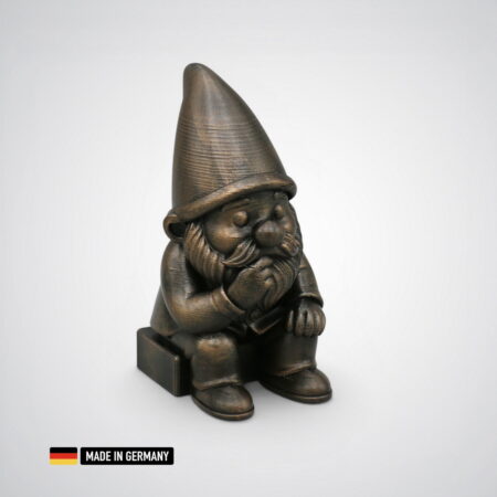 grübelzwerg brushes figur metallic optik handveredelt 3d druck