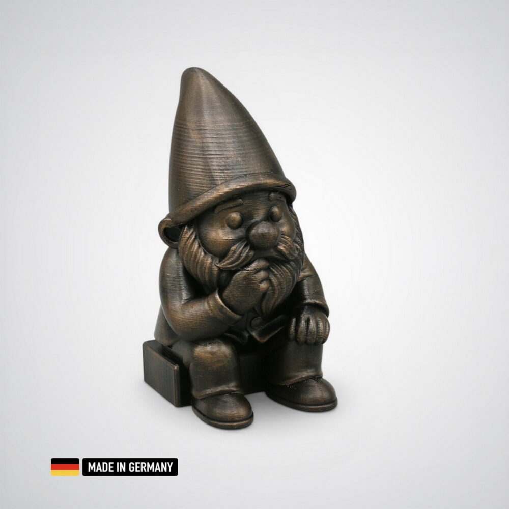 grübelzwerg brushes figur metallic optik handveredelt 3d druck