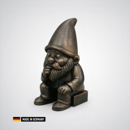 grübelzwerg brushes figur metallic optik handveredelt 3d druck