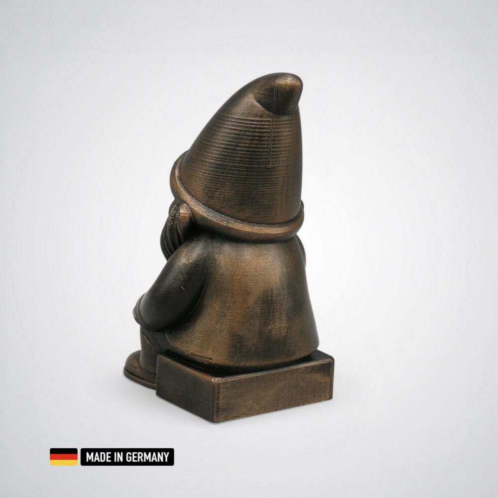 grübelzwerg brushes figur metallic optik handveredelt 3d druck