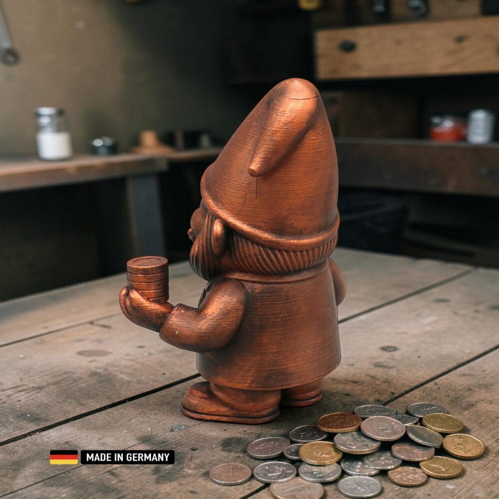 banker gnom finanzmarkt der zwergenwelt – handveredelte figur 140 mm