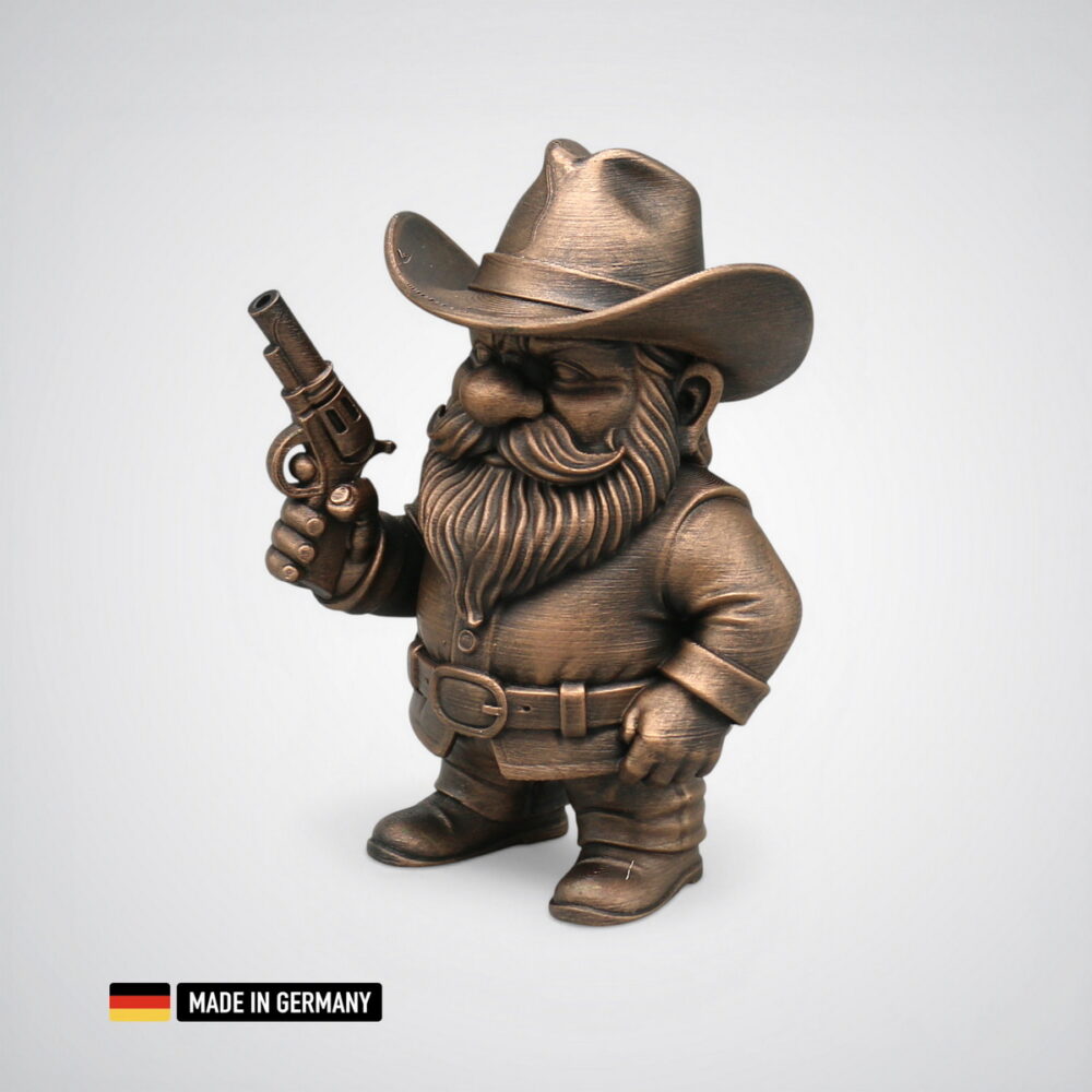 cowboy gnom figur sheriff zwerg revolverheld brushes