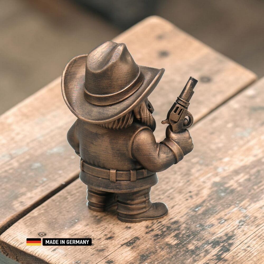cowboy gnom figur sheriff zwerg revolverheld brushes